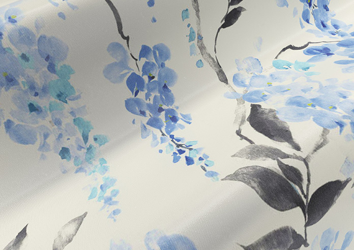 Wisteria Silk, Ink Blue - Twist&Fit Roman Blind - Image 4